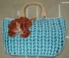 Fashion Straw bag;weave bag;lady handbag(HB-6180)