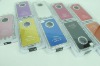 Fashion Style Aluminum hard case with hand-made diamond case For iPhone 4/ 4S