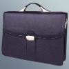 Fashion Top Genuine Leather Briefcase in black color