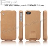 Fashion Vintage Edition Series SGP Phone Pouch #IP-172 Brown For iPhone 4 4G