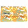 Fashion Yellow And Blue Heart Canvas Women's Wallet