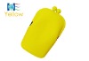 Fashion Yellow Silicone Coin Pouch