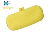 Fashion Yellow Silicone Pouch for Sunglasses