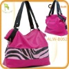 Fashion Zebra Print Front Tote Bag shoulder bag