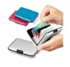 Fashion aluminum metal id card holder/wallet