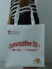 Fashion and cheap non woven white stock bag for 2012