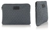 Fashion and stylish! neoprene computer sleeve with embossed letters fashion design