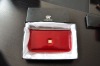 Fashion  antibacterial high-quality  enamelled genuine leather gift box with travel women wallet