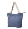 Fashion baby blue canvas bag
