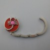 Fashion bag hanger with flower