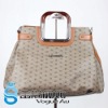 Fashion beautiful high-grade leounise new Lady bag  hand bag leather bag with metal handle