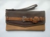 Fashion belt decorated wristlet wallet