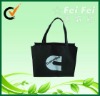 Fashion black carry bag non woven shopping bag