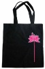 Fashion black cotton bags