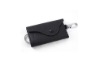 Fashion black leather key bag