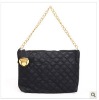 Fashion black pu leather handbag wholesale