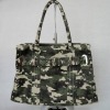 Fashion camouflage shoulder canvas handbag