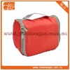 Fashion canvas double zipper closure red clutch cute high-capacity cosmetic bag