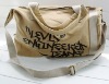 Fashion canvas shoulder bag Canvas duffle bag