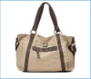 Fashion canvas shoulder handbag