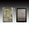 Fashion case for ipad2 river stone decoration