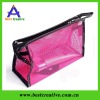 Fashion cheap make up bag with mesh fabric