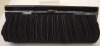 Fashion clutch bag of black velvet fabric design