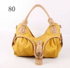 Fashion color good PU leather lady handbag