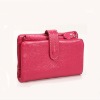 Fashion colorful leather wallet for women