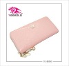 Fashion colourfil lady wallet made of high quanlity pu