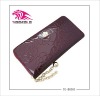 Fashion colourfil lady wallet made of high quanlity pu