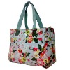 Fashion cotton canvas tote bag with outside
