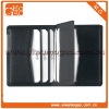 Fashion cute black cardholder small leather wallet for men