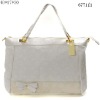 Fashion cute white bag tote bag for ladies