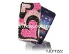 Fashion design,For Iphone 4 case with blink jewelry