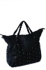 Fashion design lady handbag with studs