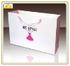 Fashion design paper bag with printing