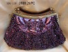 Fashion diamond sewing clutch bead evening bag