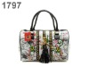 Fashion digital printed lady pu bags