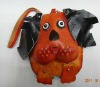 Fashion dog Leather Coin Purses