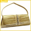 Fashion evening bag with silver buckles EBF009