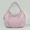 Fashion famous leather brand name handbag