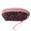 Fashion flocking cosmetic bag