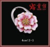 Fashion flower shape foldable purse hanger