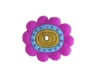 Fashion flower silicone key head protector