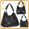 Fashion foldable women handbag with gunmetal hardware fitting