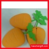 Fashion fruit shape rubber pvc change purse/wallet