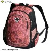 Fashion girls red laptop backpack school bag