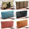 Fashion good quality Ladies zipper leather wallet DMP-051