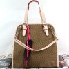 Fashion handbags 2012 pu Genuine leather B020102-JY2011-7Khaki